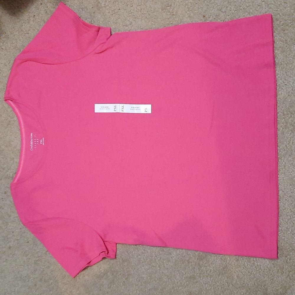 Pink 100% cotton tee